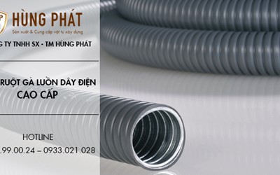 Ống ruột gà luồn dây điện Sino - MPE cao cấp chống cháy