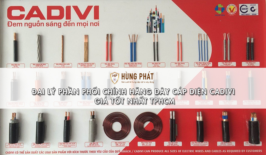 Đại lý dây cáp điện Cadivi Giá Tốt Nhất TPHCM