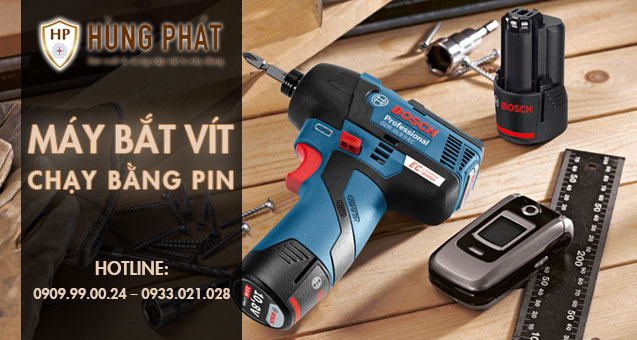 Máy bắt vít chạy bằng pin
