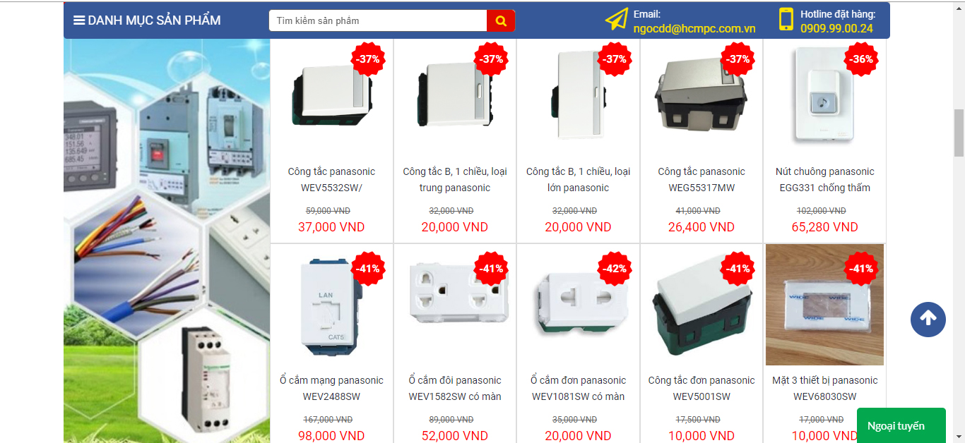 HUNGPHATDIENCO - Phân phối chính hãng thiết bị điện Panasonic